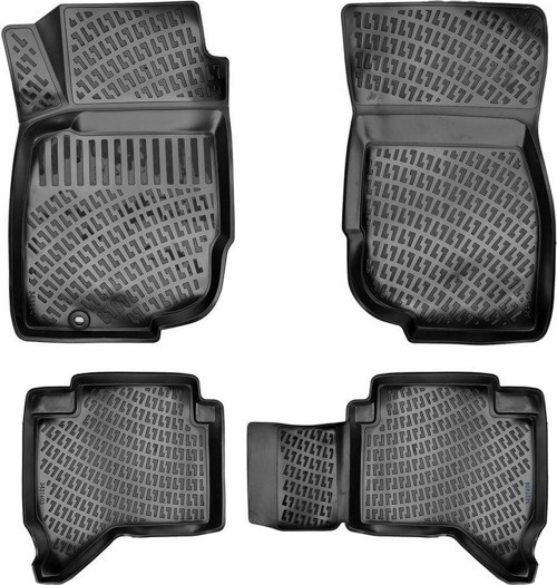 Toyota Hilux Uyumlu 2004-2015 3D Havuzlu Siyah Paspas Seti