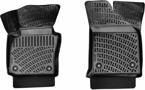 Volkswagen Caddy Uyumlu Panelvan (2 Parça) 2003-2010 3D Havuzlu Siyah Paspas Seti
