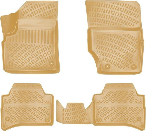 Nissan Qashqai Uyumlu 2013-2021 3D Havuzlu Bej Paspas Seti