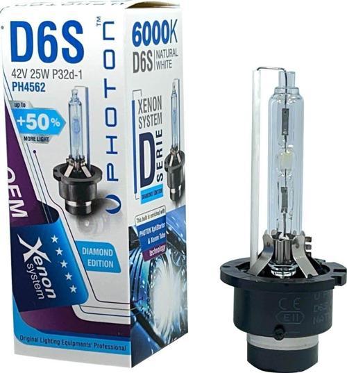D6S 6000K Uyumlu 0,5 Fazla Işık Oem Ampul
