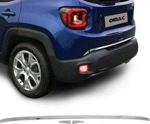 Jeep Renegade Uyumlu 2014 Sonrası Bagaj Alt Çıtası Paslanmaz Krom 3 Parça