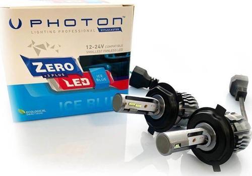 Photon Zero Uyumlu H4 Buz Mavisi 3 Plus Fansız LED