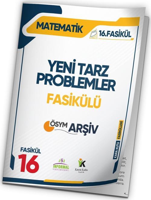 2025 TYT Matematik Yeni Tarz Problemler ÖSYM Çıkmış Soru Modüler Set 16. Fasikülü 
