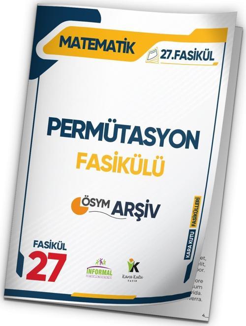2025 TYT Matematik Permütasyon ÖSYM Çıkmış Soru Modüler Set 27. Fasikülü 