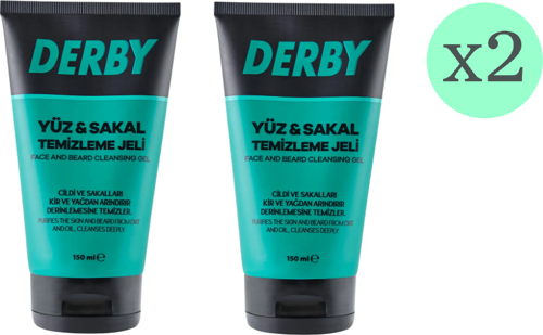 Yüz ve Sakal Temizleme Jeli 150 ml x2 Adet
