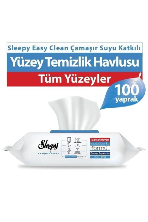 Easy Clean Çamaşır Suyu Katkılı Yüzey Temizlik Havlusu&Mendili 100 Yaprak