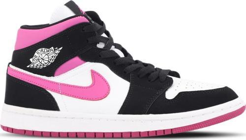 AIR JORDAN 1 MID Kadın Sneaker Ayakkabı Siyah / Pembe
