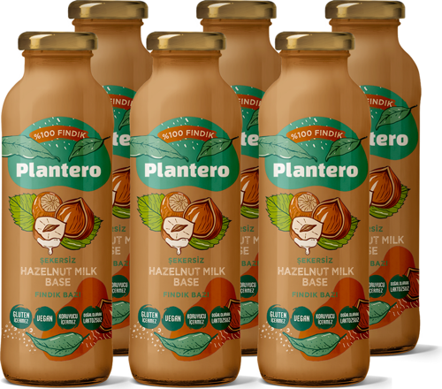 6'lı Fındık Bazı Kosantre Seti 250 gr x 3 (18 Lt Bitkisel Süt) Fındık Katkısız