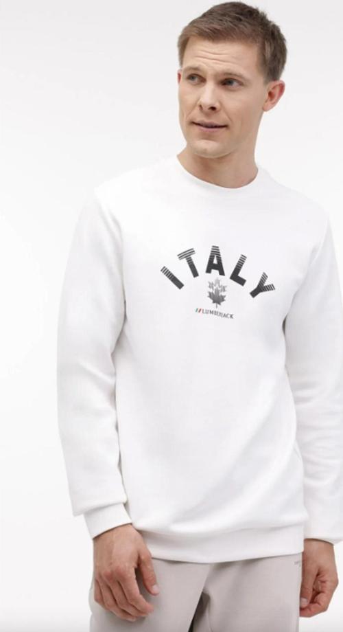 4W ML ROBERT 16ITLY72 4PR Erkek Sweatshirt Kırık Beyaz