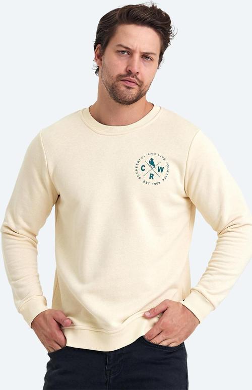 LIFE Erkek Sweatshirt Bej