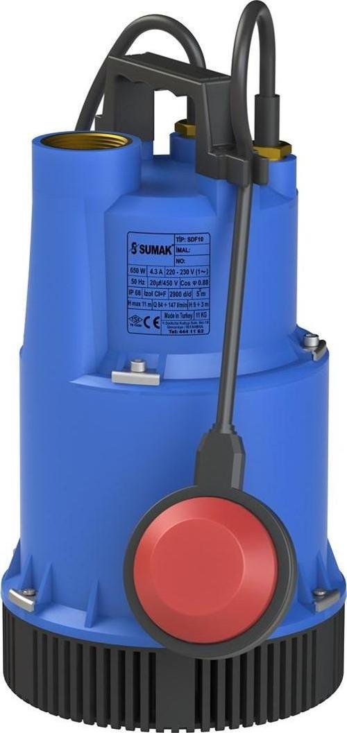 SDF13 1.3 Hp 220V Drenaj Dalgıç Pompa