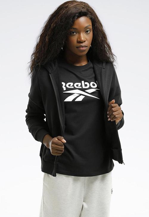 FRENCH TERRY Kadın Sweatshirt Siyah_0