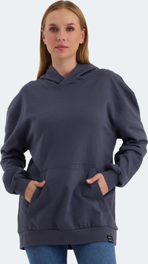 VIOLENCE Kadın Sweatshirt Koyu Gri