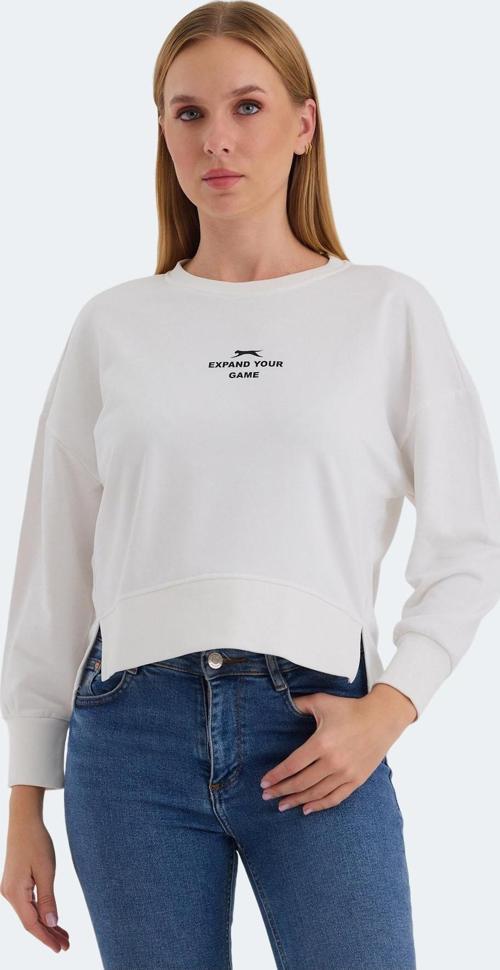 VITAL OVERSIZE Kadın Sweatshirt Beyaz