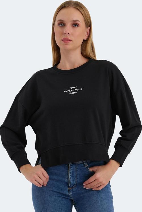 VITAL OVERSIZE Kadın Sweatshirt Siyah