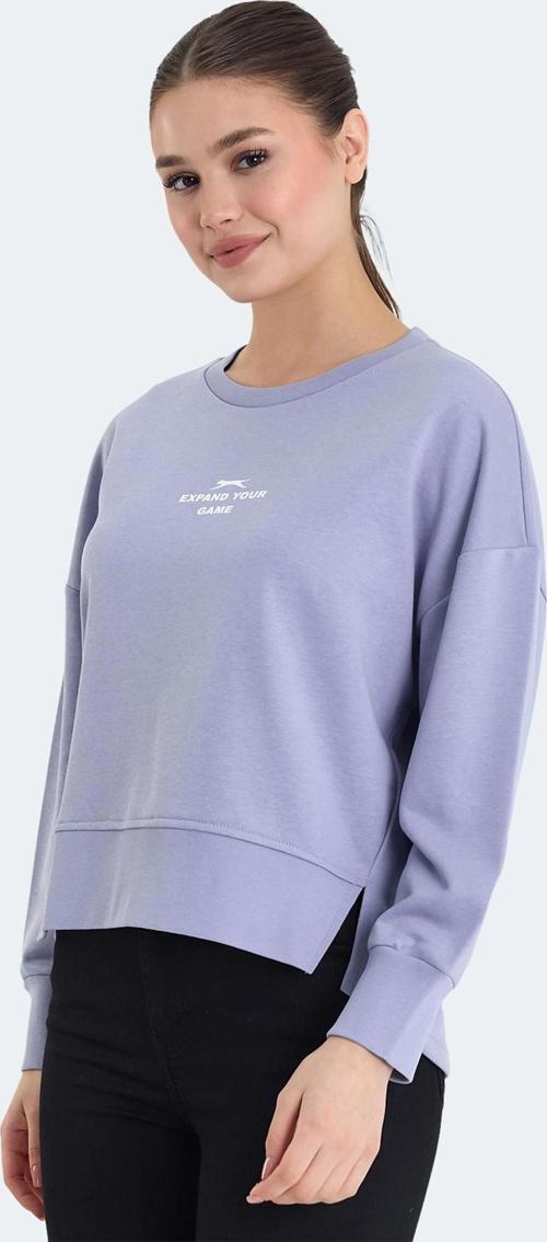 VITAL OVERSIZE Kadın Sweatshirt Lila