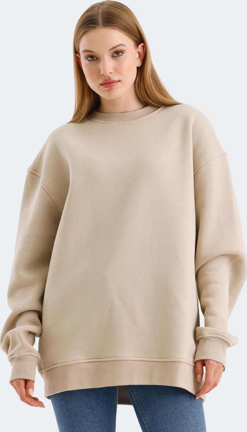 VADIM Oversıze Kadın Sweatshirt Bej