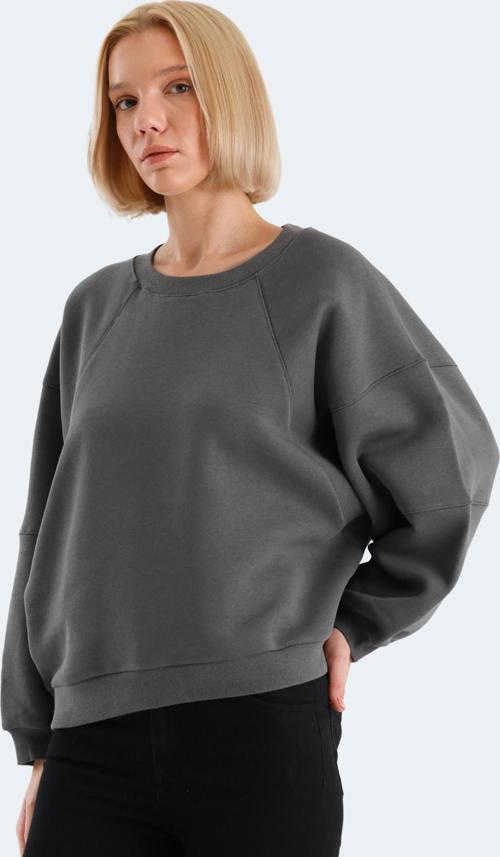 VIA Kadın Sweatshirt Koyu Gri