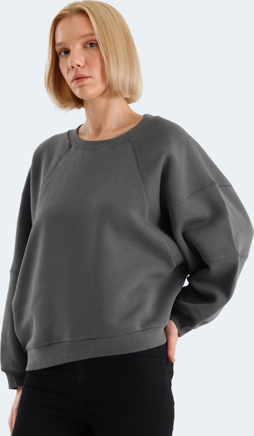 VIA Kadın Sweatshirt Koyu Gri