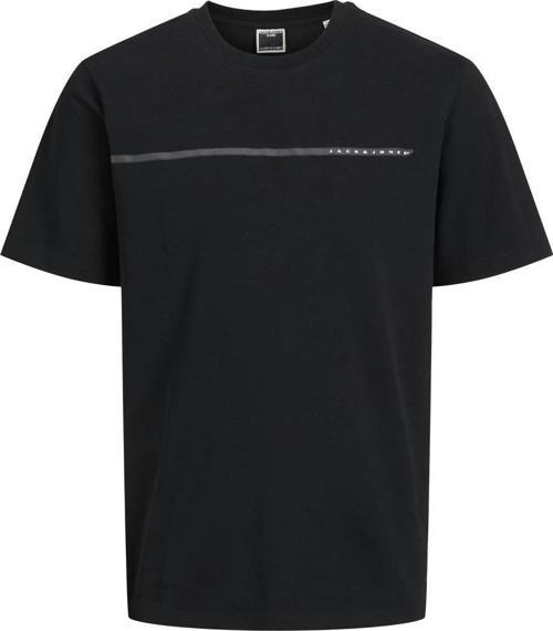 12273120 Jcofusion Full Branding Tee Ss Crew Siyah