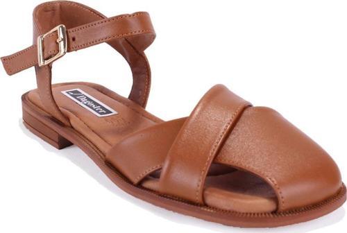 DZA07-60216243 Taba Günlük Ortopedik Deri Spor Kadın sandalet