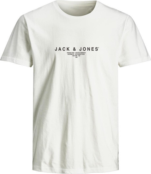 12276646 Jprblaharris Ss Tee Crew Neck Fst Beyaz