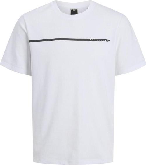 12273120 Jcofusion Full Branding Tee Ss Crew Beyaz