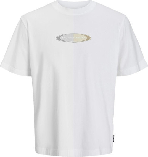 12273880 Jcopacer Branding Print Tee Ss Crew Neck Beyaz