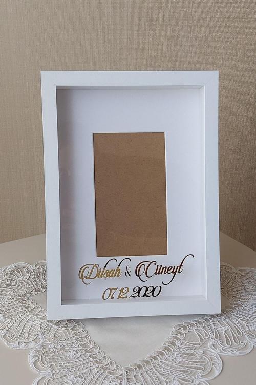 21X30 Cm Verda Anı Çerçevesi Isim Tarihli