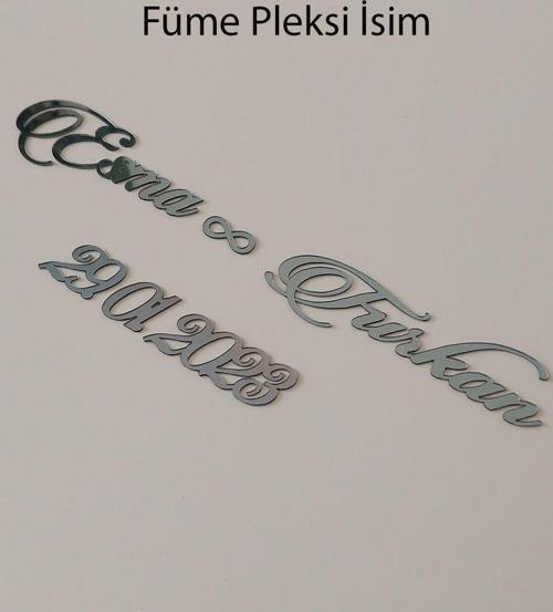 Çerçeveler Için Füme Pleksi Isimlik Ve Tarih! Parlak Pleksi Isimlik Ve Tarihlikler!