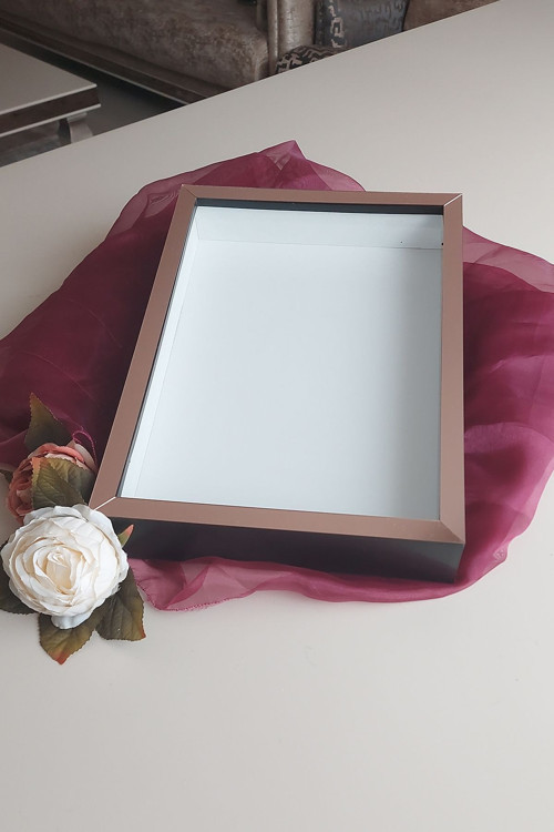 25X35 Cm Derin Anı Çerçevesi! Yeni Moda Gül Kutuları! Nişan Çiçeği Tasarımı!