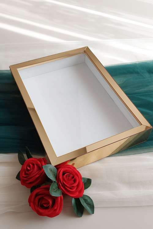 25X35 Cm Derin Anı Çerçevesi! Yeni Moda Gül Kutuları! Nişan Çiçeği Tasarımı!