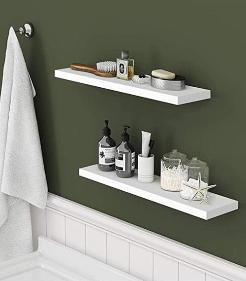 Hkm Ticaret Duvar Rafı 2'Li 40*12 Cm Bağlantı Aparatlı