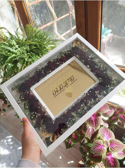 30X40 Cm 5 Cm Anı Çerçevesi Fotoğraf Zemini Gold Model! Isimli Ve Tarihli!