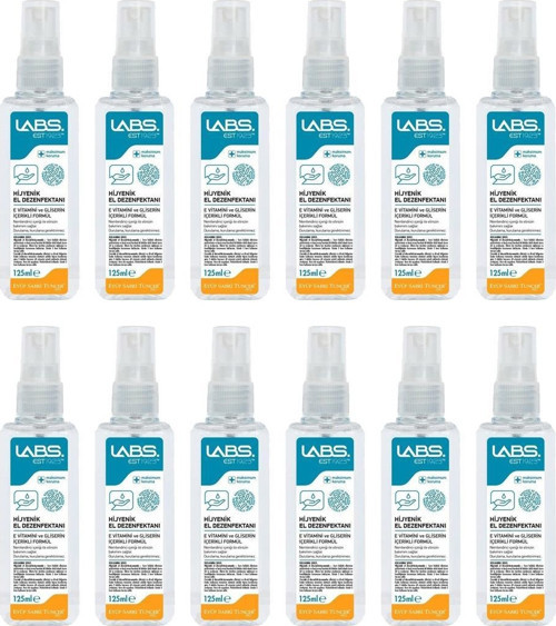 Labs El Dezenfektanı 125 ml x 12 Adet