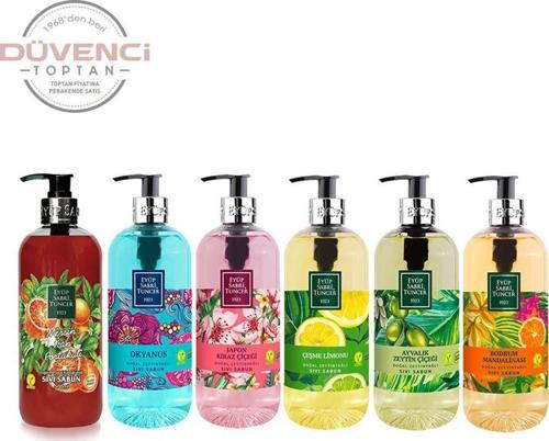 Sıvı Sabun Seti Ayvalık Zeytin Çiçeği, Çeşme Limonu, Japon Kiraz Çiçeği, Okyanus, Bodrum Mandalinası,