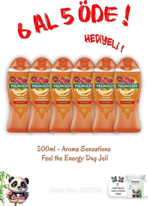 Duş Jeli 500 Ml 6 Al 5 Öde Aroma Sensations Feel The Energy