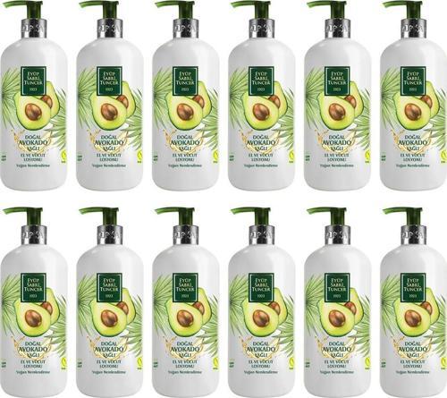 Doğal Avokado Yağlı El Ve Vücut Losyonu 500 ML x 12 Adet