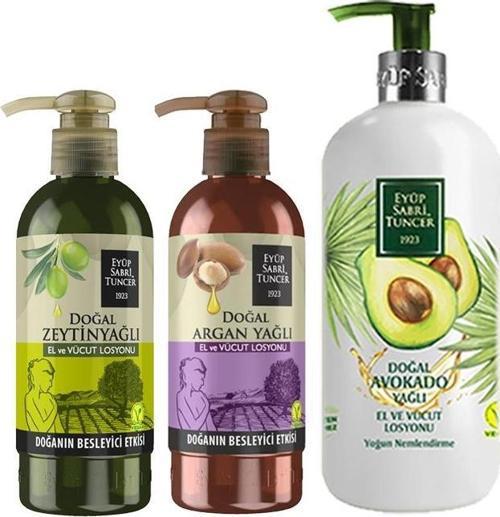 Doğal Avokado, Argan, ve Zeytinyağlı El Ve Vücut Losyonu