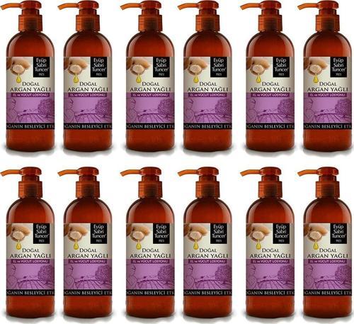 Doğal Argan Yağlı El Ve Vücut Losyonu 250 ML x 12 Adet