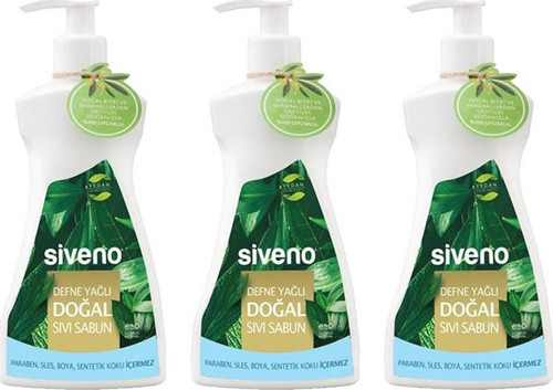 Defne Yağlı Doğal Sıvı Sabun 300 ml X 3