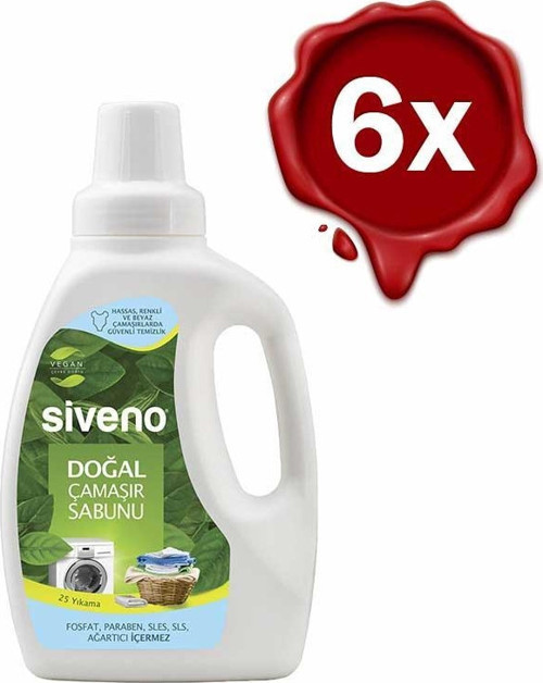 Doğal Çamaşır Sabunu 750 ml X 6