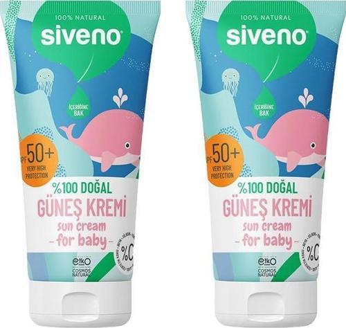 Bebekler Için Doğal Güneş Kremi 50 Spf 50 ml X 2