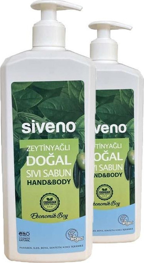 Zeytinyağlı Doğal Sıvı Sabun 1 Lt X 2