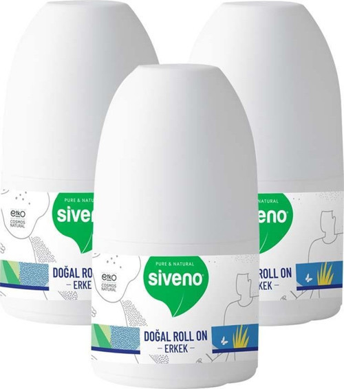 Doğal Roll-On Erkek 50 ml X 3