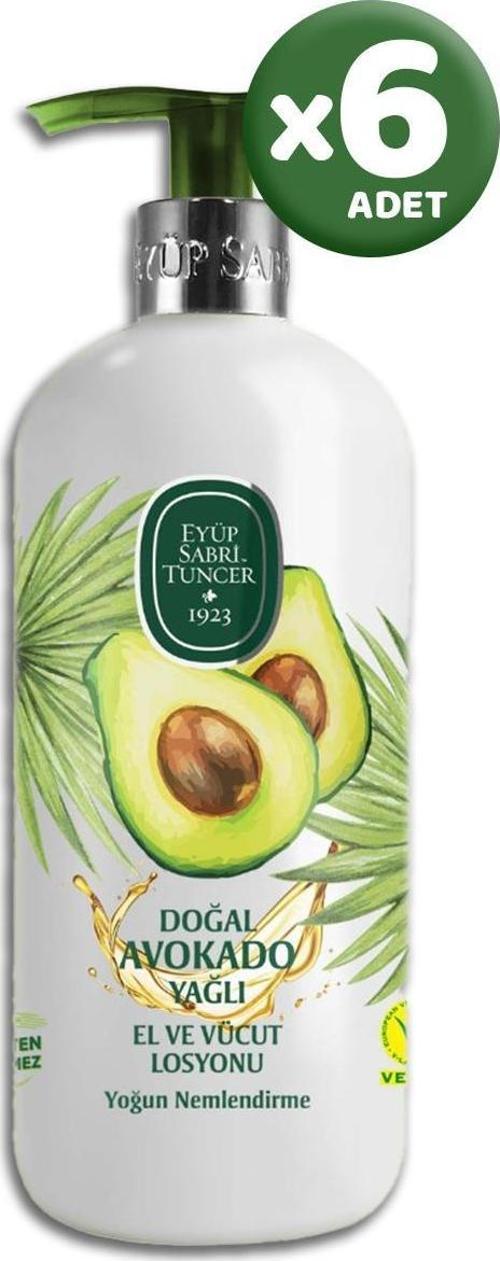 Avokado El Ve Vücut Losyonu 500 ML - 6 Adet