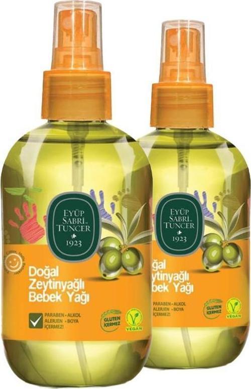 Doğal Zeytinyağlı Bebek Yağı 280 ml x 2