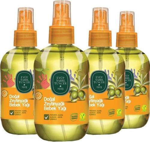 Doğal Zeytinyağlı Bebek Yağı 280 ml x 4