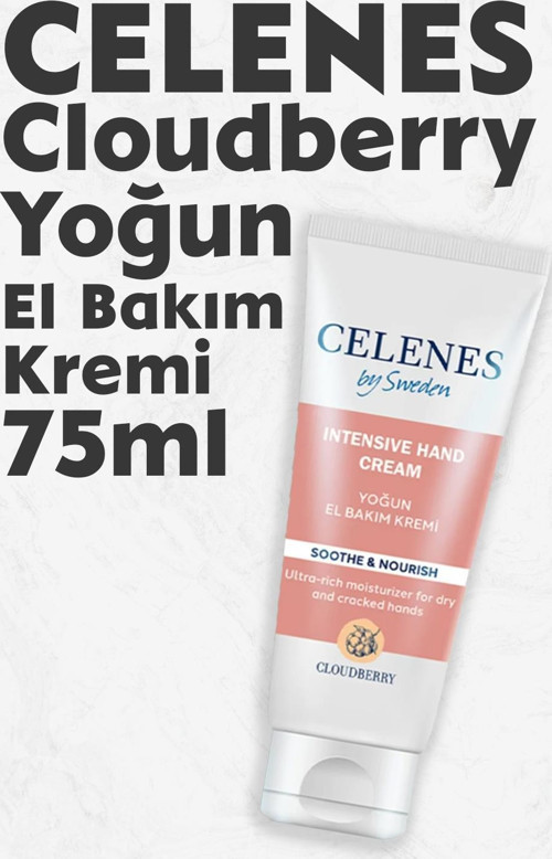 by Sweden Cloudberry Yoğun El Bakım Kremi Tüm Cilt Tipleri 75 ml