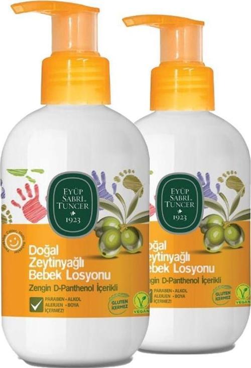 Doğal Zeytinyağlı Bebek Losyonu 280 ml x 2